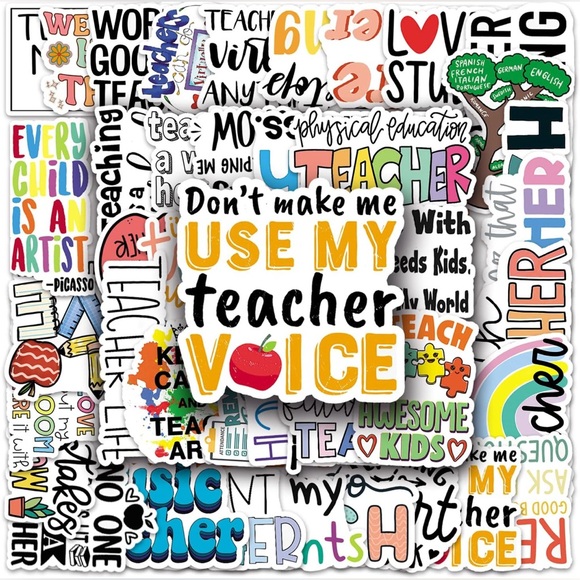 Other - Teacher Stickers 50 Count NIP